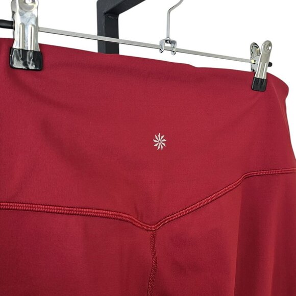 Athleta Womens Elation Train 7/8 Tight, Plus Size, Red, Athletic Leggings, 3X - Picture 3 of 8